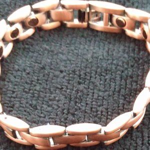 Men's copper link bracelet